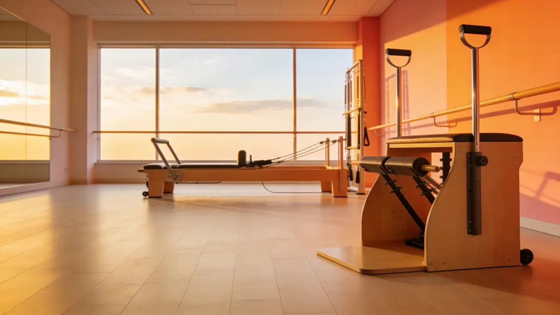 Hero-Bild zu Keywords für Pilates-Studios: pilates reformer, pilates reformer kurse in der nähe, pilates reformer kosten