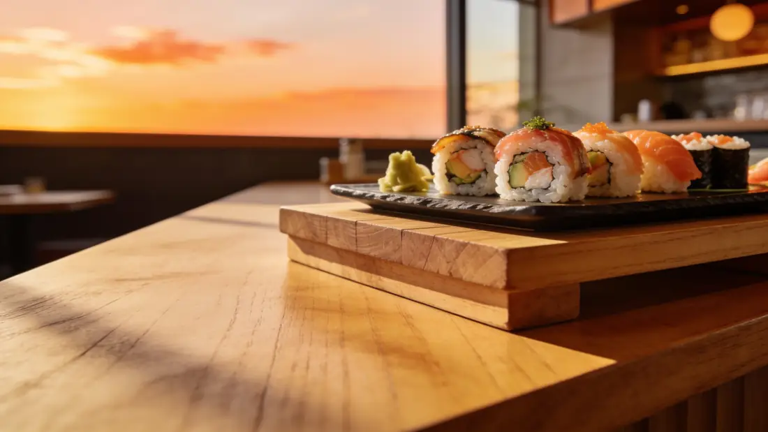 Hero-Bild zu Keywords für Sushi-Restaurants: sushi, sushi in der nähe, sushi angebote